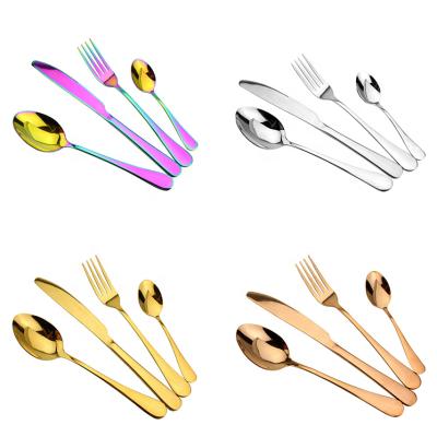 China Multi Viable Colors Available Stainless Steel Cutlery Set For Home, Restaurant And Hotel for sale