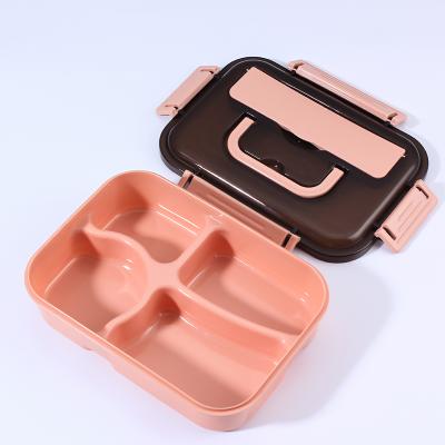 China Ideal Leakproof BPA Free Microwave Microwavable Bento Box For Kids Eco-Friendly 4 Compartments Lunch Box Storage Containers for sale