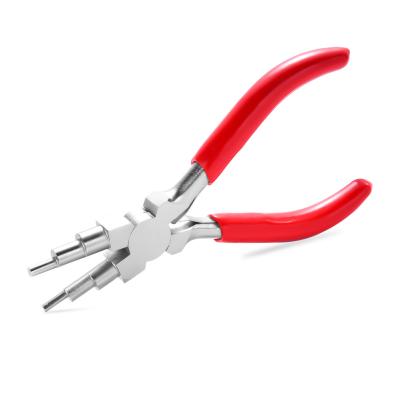 China Durable Wire Looping Pliers Around Nose Carbon Steel 6 in 1 Jewelry Making Pliers for sale