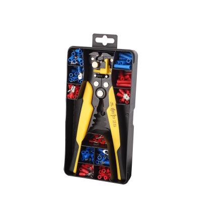 China 199pcs Repair Wire Crimper Cable Cutter Pliers Wire Stripper Crimping Pliers Slip Clamp Set for sale