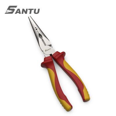 China 2020 HOT SALE High Quality Professional MULTI FUNCTIONAL DIY Tool VDE Insulated Flat Nose Pliers 1000v Insulated Pliers for sale