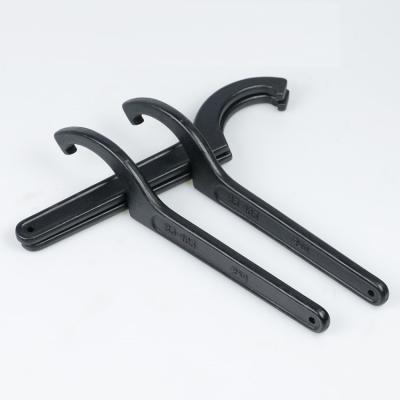 China Multi Functional Multi Specification Black Finished Adjustable Hook Wrench Hook Wrench for sale