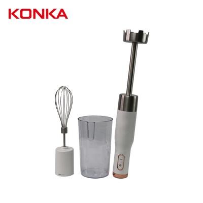 China Konka Factory Price Mini Portable Home Kitchen Electric Mini Hand Blender High Power Multifunctional Hand Blender for sale