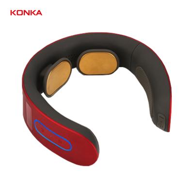 China Convenient Konka U Shape Mini Electric Massagers For Neck And Back With Heat Massage Neck for sale