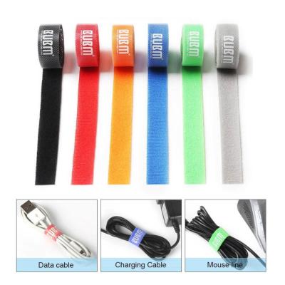 China Colorful Double Sided Self Adhesive Velcro Hook And Loop Roll for sale