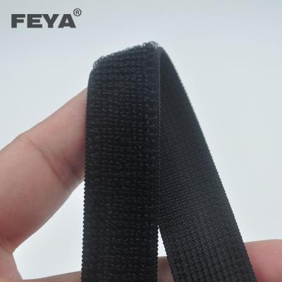 Chine Petit pain élastique de crochet de bout droit de bande de Velcro de 1 pouce et de bande de boucle à vendre