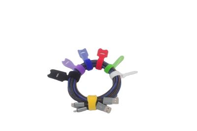 China ODM Colorful Reusable Fastening Cable Ties Roll Double Sided for sale