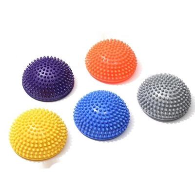 China Massage& Balance Shaping Hot Selling Color Custom Spiky Massage Roller Ball Foot Massager Good Quality Half Ball for sale