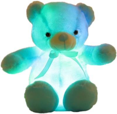 China Creative Paly Light Up LED Teddy Bear Stuffed Animals Plush Inductive Toy Colorful Glowing Teddy Bear for sale