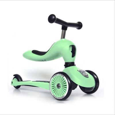 China Eco-friendly Material Safe And Cute Multicolor Riding And Sliding Two-in-One Kids Scooter With Seat for sale