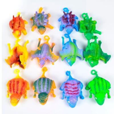 China New Arrival Colorful Squeezable TPR Kids Gift Balloons Animal Toy Dinosaur Balloon Stress Relief Shape Fidgety Person Toy for sale