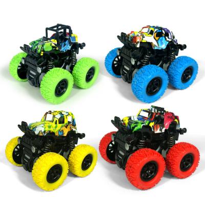 China Friction Toy Low Price Car Model With 4 Springs Wheels Friction Inertia Power Shockproof Toy Car Vehicles for sale