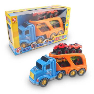 China Cheap Cute Toy 2021 Children's Gift Die-casting Plastic Car Toy With Music Double Decker Bus City Transport Car for sale