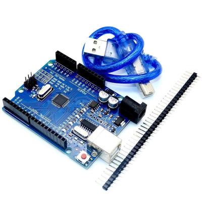 China PENPOS R3 mega328P CH340 OEM customize development board for Arduino kits module smart car PEN11AA for sale