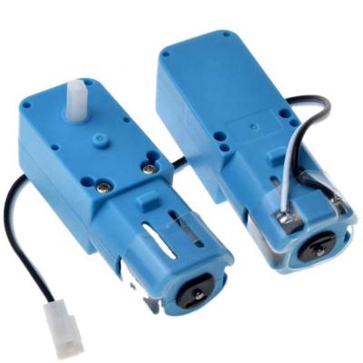 China DC12V 400rpm Waterproof Single Tail Gear Motor With Female Connector And Dupont Cable for sale