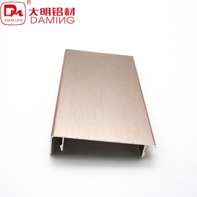 China Modern Decorative Skirting Wall Tile Trim Aluminum Metal Skirting Baseboard for sale