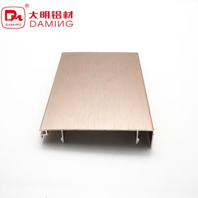 China Modern Thick And Simple Waterproof Aluminum Alloy Skirting Boards for sale