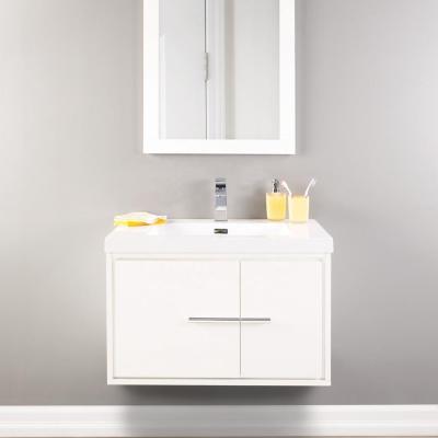 China Modern and Stylish Wall Mounted Euro Bathroom Vanity Unit (JXWVT3019) Modern Cabinet for sale