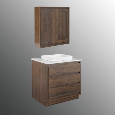 China Modern Green Eco - Friendly Materials MDF Wall Mounted Bathroom Cabinet for sale