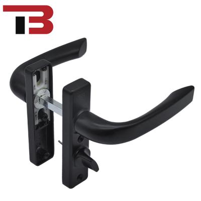 China Black Electrostatic Powder Coating Aluminum Alloy Window Handle Door Handle Wholesales Casement Door Handle for sale