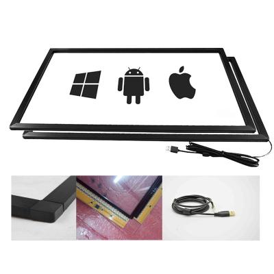 Китай Usb multi diy ir touch screen conversion frame overlay kit infrared ir touch frame for tv продается