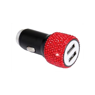 China New Design Diamond Ipad/Camera/PDA/MP3 Universal Mobile Phone/Usb Dual Car Charger,cargadores Para celulares for sale