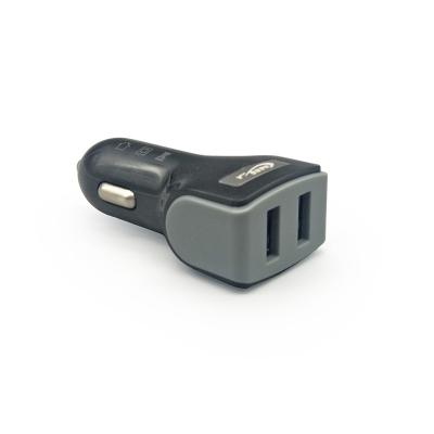 China High speed factory high quality best selling 2 black 5V smart usb 2.1 one car charger quickly for sale