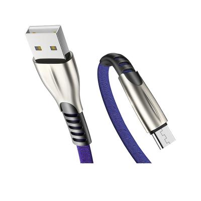 China Durable Micro MP3/MP4 Player Aluminum Alloy 3A Data Cable Mobile Phone Fast Charging Cable for sale