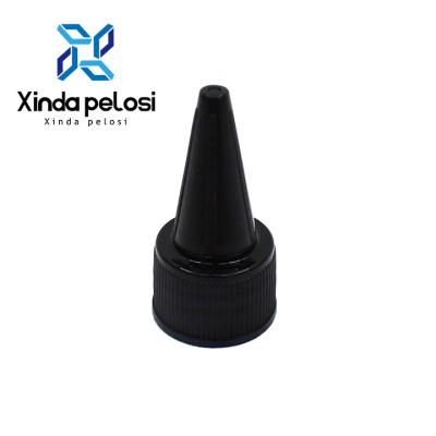 China Custom Plastic White Black Clear Cosmetic Squeeze Twist Closure Cap Tip Applicator Cap Twist Top For Sale for sale