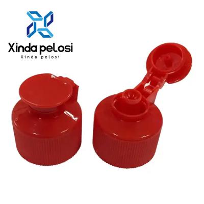 China OEM Liquid Dish Wash Cap Flip Top Butterfly Flip Top Cap For Shampoo Bottle  for sale