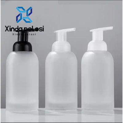 China Custom Plastic Foam Pump Spray Cosmetic Cream Pump Jar With Transfer Pump Recipient for sale