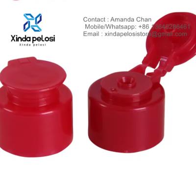 China Custom Sport Drink Water Bottle Cap Cosmetic Bottle Plastic Flip Lid for sale