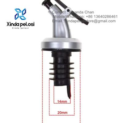 China Hot Sale Leak-Proof Cooking Olive Oil Vinegar Wine Liquor Whisky Bottle Dispenser Pourer Pour Spouts for sale