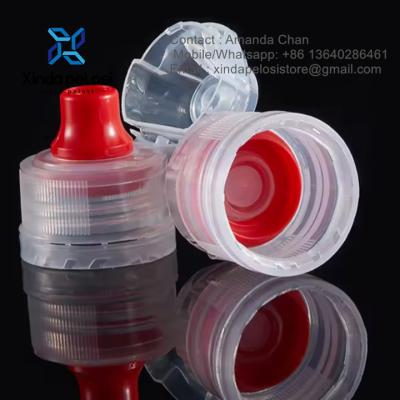 China Factory Price Sports Water Bottle Caps Plastic Flip Top Cap With Silicone Valve For Sale for sale