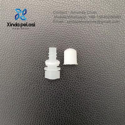 China Vervaardiger van Plastic Doypack Fitment Cap Cooking Plastic PP Spout Cap Voor Sojamelkzak Te koop