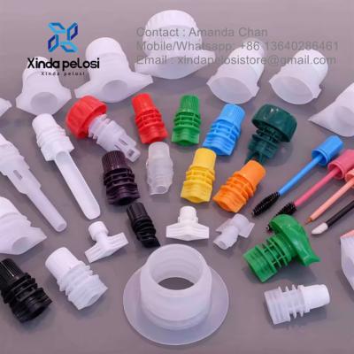 China Eco-Friendly custom Plastic Pour Spout With Caps For Food Package Inner Spout on sale for sale