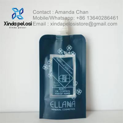 China Standing Pouch Resealable Drinks Packaging Bag Body Scrub Spout Pouch For Sale for sale