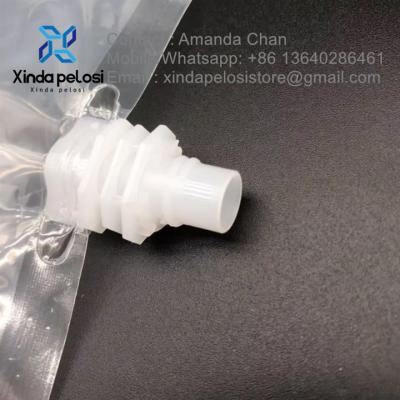 China Reusable Clear Plastic Spouted Liquid Drink Bag Pouch Alcohol Pouch For Sale for sale