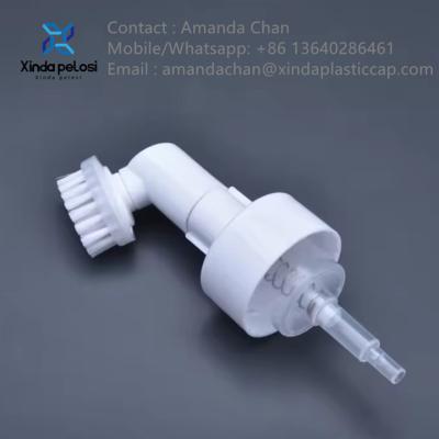 China Plastic Face Wash Cleaner Foam Pump White Foam Pumps For Clean Foam Bottle for sale