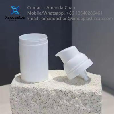 China White PP Plastic Airless Pump For Cosmetic Personal Care Packaging Bottle for sale