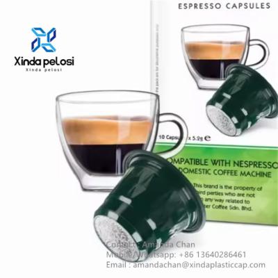 China Factory Coffee Capsules Aluminum Foil Empty Coffee Pods With Heat Sealing Lids for sale