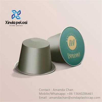 China Wholesale Price Compatible Espresso Capsules Disposable Coffee Capsule With Lid for sale