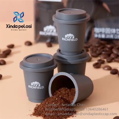 중국 Plastic Chocolate Tea Coffee Flour Capsule Box Cups Instant Coffee Capsules 판매용
