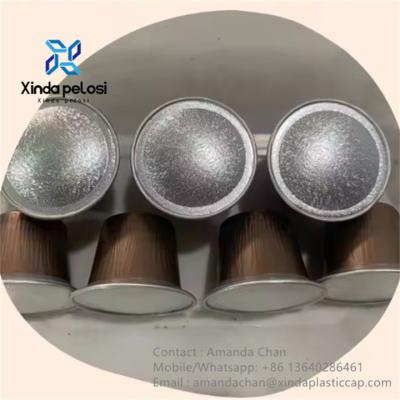 중국 Aluminum Empty Coffee Capsules Custom Coffee Capsules With Foil Lid 판매용