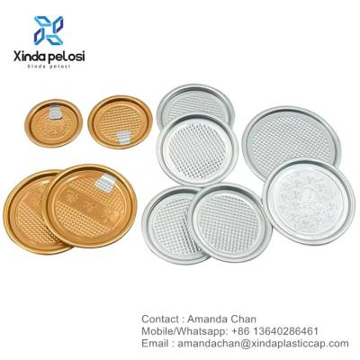 China Wholesale Easy Opening Aluminum Foil Sealing Can Lid For Milk Powder Can for sale