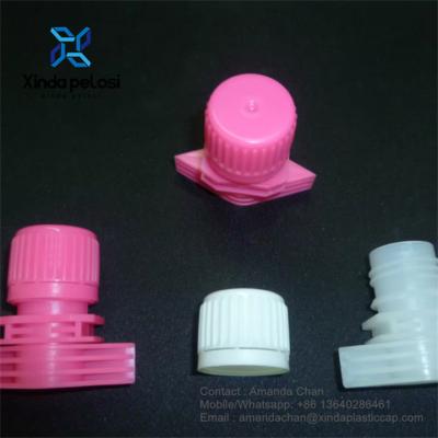 China Custom Plastic Detergent Big Size Spout Cap For Big Volume Packaging Pouch for sale