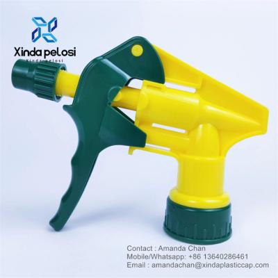 China Hand Plastic Trigger Sprayer Plastic Spray Head voor verpakkingen voor dagelijks gebruik Te koop