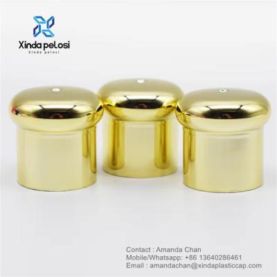 China Plastic Cover Mushroom Cap PP Lid Cosmetic Bottle Cap for Cosmetic packing for sale