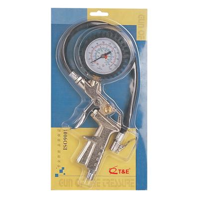 China ABS AIR GREEN Tire Pressure Gauge Battery Digital Tire Inflator for sale