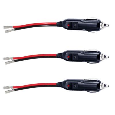 China Fusível 15A 30A Cable de extensão do isqueiro de cigarros de carro 1ft SPT-2 16AWG à venda